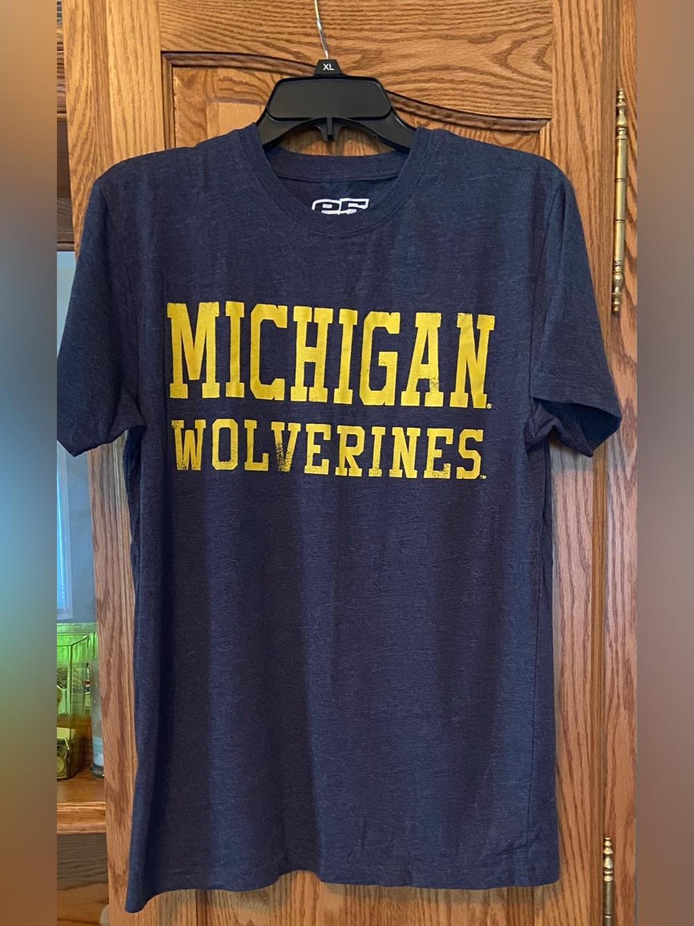 Michigan Wolverines Navy Short-Sleeve Graphic Tee